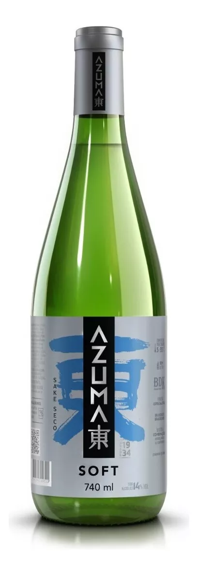 Saquê seco Azuma Soft garrafa 740ml